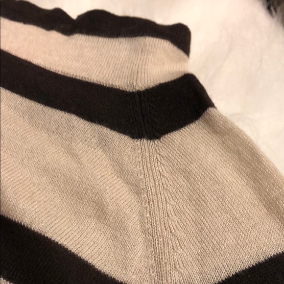BCBGMAXAZRIA Cashmere striped turtle neck sweater - Picture 4 of 5